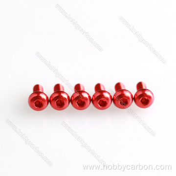 M3 Custom Anodized Aluminum round hex Head bolt